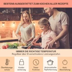 Virtuosa 4 Einbaukochfeld 4 Zonen 6500W Glaskeramik 13 Virtuosa 4 Einbaukochfeld 4 Zonen 6500W Glaskeramik -Haushaltsgeräte Geschäft 10035552 de 0005 usp