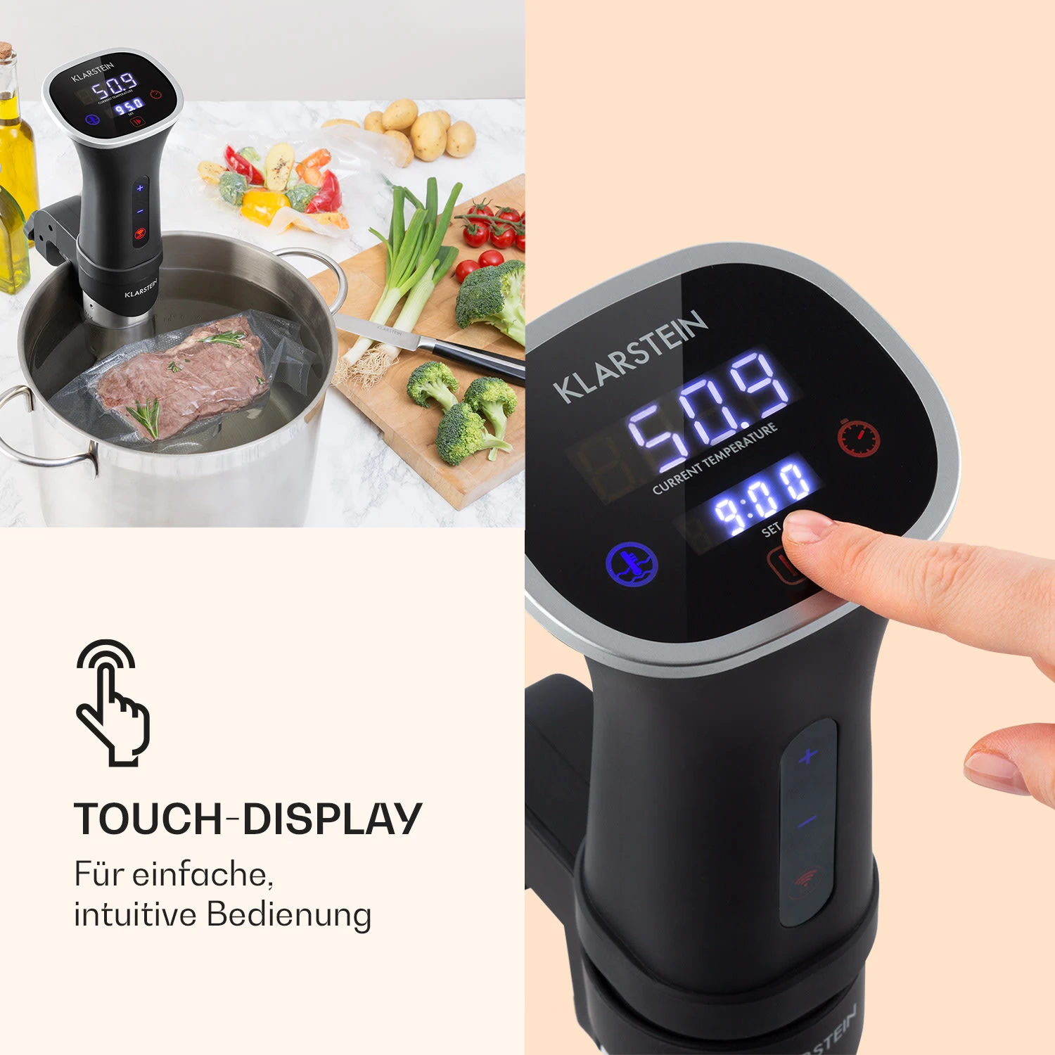 Quickstick Smart Sous Vide Pumpe 3D Circulation 20-95 °C 4 Quickstick Smart Sous Vide Pumpe 3D Circulation 20-95 °C – Bild 4