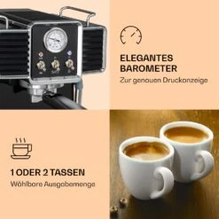 Gusto Classico Espressomaker 1350 Watt 20 Bar Druck 1,5 Liter 11 Gusto Classico Espressomaker 1350 Watt 20 Bar Druck 1,5 Liter -Haushaltsgeräte Geschäft 10035564 de 0004 logo