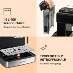 Gusto Classico Espressomaker 1350 Watt 20 Bar Druck 1,5 Liter 14 Gusto Classico Espressomaker 1350 Watt 20 Bar Druck 1,5 Liter -Haushaltsgeräte Geschäft 10035564 de 0007 logo