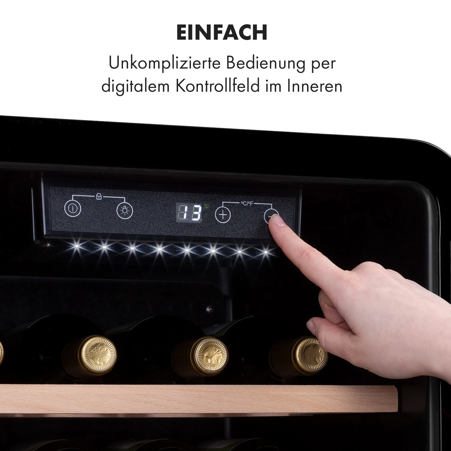 Vinetage 19 Uno Getränkekühler Kühlschrank 70 Ltr 4-22°C Retro-Design 4 Vinetage 19 Uno Getränkekühler Kühlschrank 70 Ltr 4-22°C Retro-Design – Bild 4