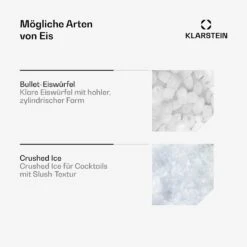 Icefestival Bullet Eiswürfelbereiter 400W 1,9l 20kg/24h -Haushaltsgeräte Geschäft 10035578 de 0005 usp