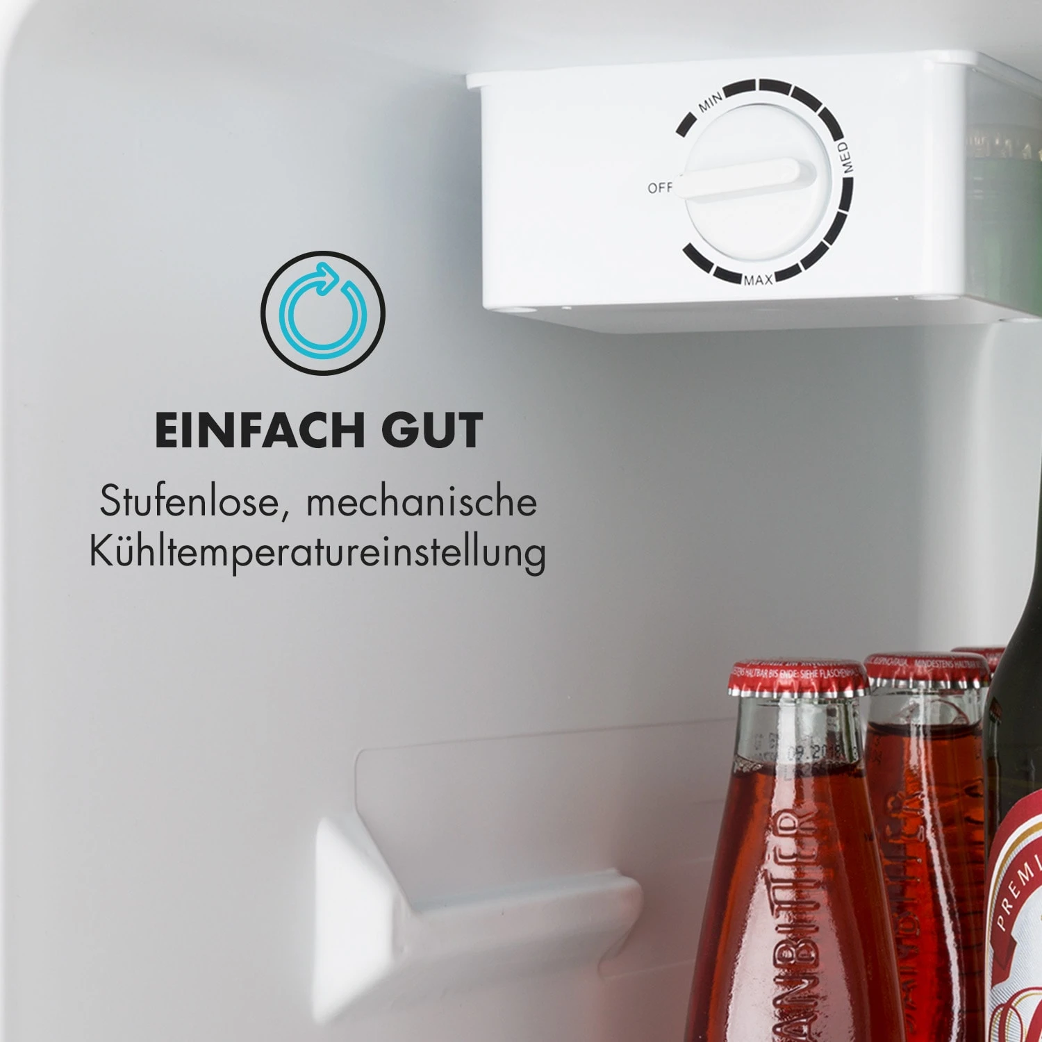 Cool Kid Mini-Kühlschrank Mit 4-L-Gefrierfach 66 Liter 41dB 6 Cool Kid Mini-Kühlschrank Mit 4-L-Gefrierfach 66 Liter 41dB – Bild 6