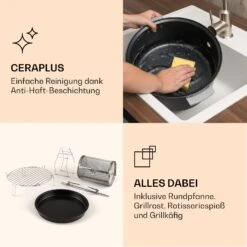 VitAir Smart Heißluftfritteuse App-Steuerung / 1400W / 7,75 Ltr / 20 Programme -Haushaltsgeräte Geschäft 10035592 de 0007 logo