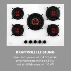 Goldflame 5 Gaskochfeld 5-flammig Messing-Brenner Glaskeramik 14 Goldflame 5 Gaskochfeld 5-flammig Messing-Brenner Glaskeramik -Haushaltsgeräte Geschäft 10035615 de 0006 logo