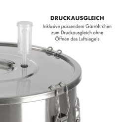 Gärkeller Pro XL Fermentierkessel 60 Liter Ablassventil 304-Edelstahl -Haushaltsgeräte Geschäft 10035622 de 0004 logo