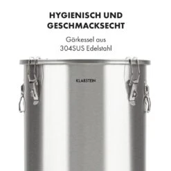 Gärkeller Pro XL Fermentierkessel 60 Liter Ablassventil 304-Edelstahl -Haushaltsgeräte Geschäft 10035622 de 0006 logo