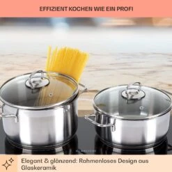 Cookbuddy Doppel-Kochfeld 2400W 5 Leistungsstufen Glaskeramik -Haushaltsgeräte Geschäft 10035705 de 0003 usp