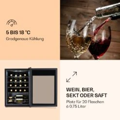 Ultimo 20 Uno Weinkühlschrank 53l Touch-Bedienfeld 131W 5-18°C 11 Ultimo 20 Uno Weinkühlschrank 53l Touch-Bedienfeld 131W 5-18°C -Haushaltsgeräte Geschäft 10035778 de 0003 logo