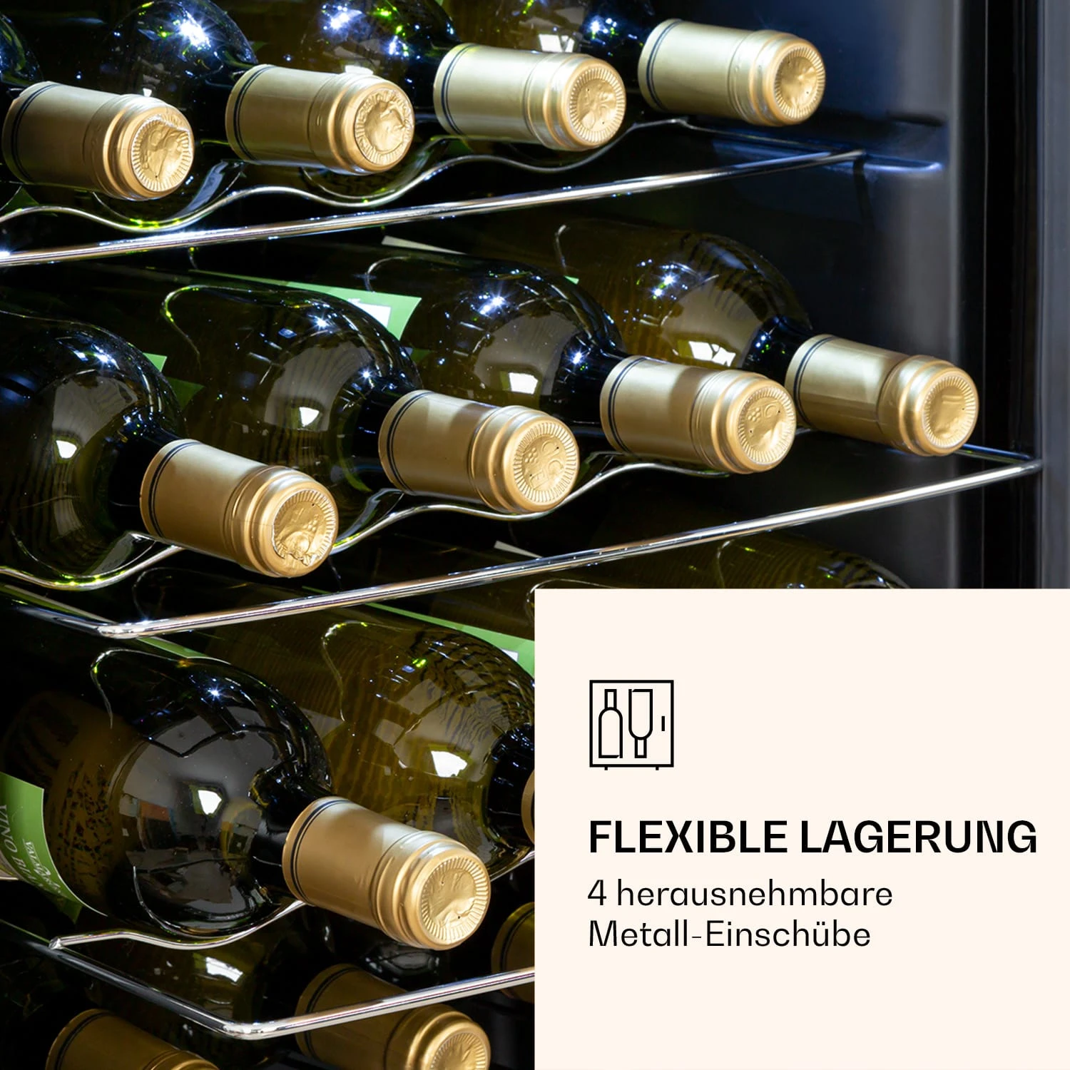 Ultimo 20 Uno Weinkühlschrank 53l Touch-Bedienfeld 131W 5-18°C 6 Ultimo 20 Uno Weinkühlschrank 53l Touch-Bedienfeld 131W 5-18°C – Bild 6