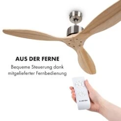 Santa Elena Deckenventilator 52" 9.060m³/h 3 Echtholzflügel -Haushaltsgeräte Geschäft 10035789 de 0003 logo