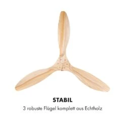 Santa Elena Deckenventilator 52" 9.060m³/h 3 Echtholzflügel -Haushaltsgeräte Geschäft 10035789 de 0004 logo