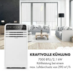 Metrobreeze New York Smart 7k Mobile Klimaanlage 7000 BTU/2,1 KW -Haushaltsgeräte Geschäft 10035796 de 0003 logo