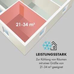 Pure Blizzard Smart 7k Mobile Klimaanlage 7000BTU/2,1 KW Fernbedienung -Haushaltsgeräte Geschäft 10035806 de 0005 logo