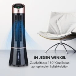 Skyscraper Ice 4-in-1 Luftkühler Ventilator 210 M³/h 30 W Oszillation Mobil Fernbedienung -Haushaltsgeräte Geschäft 10035835 de 0005 logo