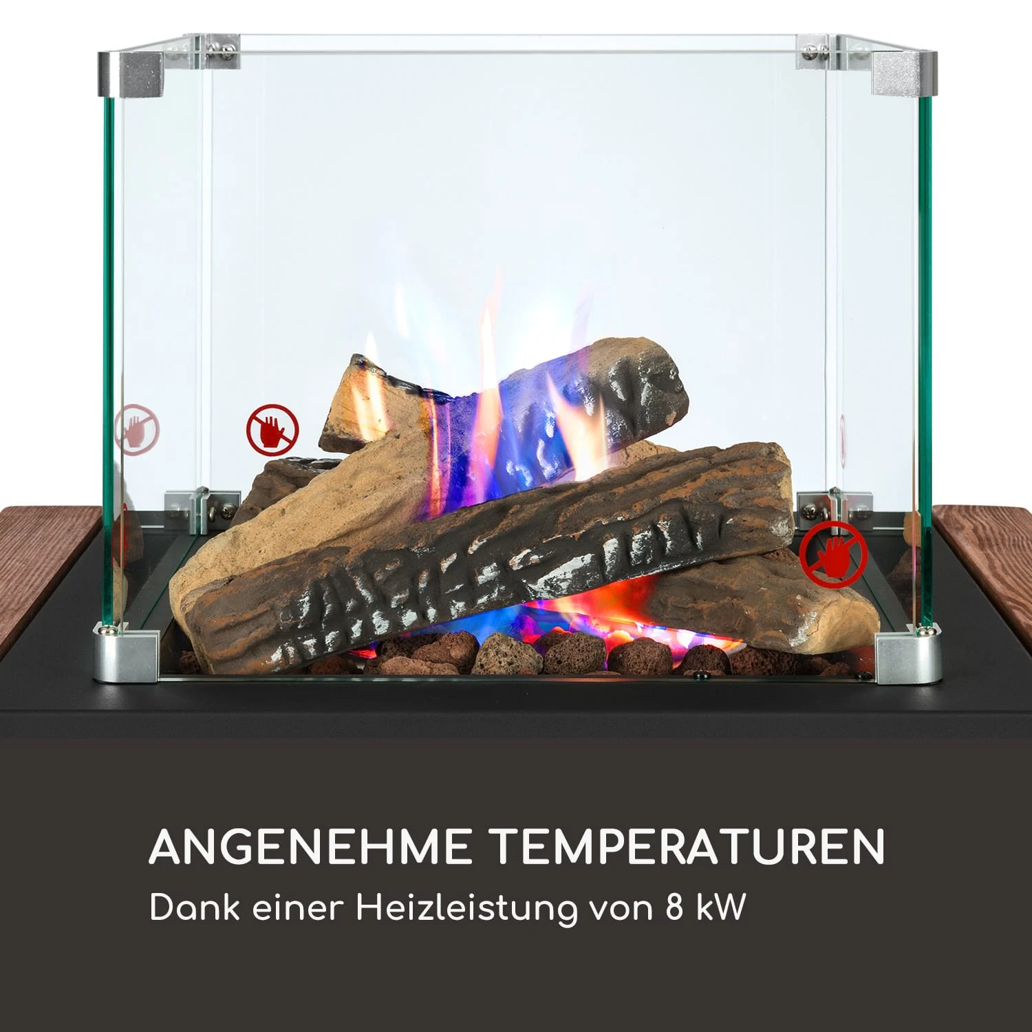 Flagranti Plus Gasheizstrahler 8kW Seitentische Edelstahl 6 4 Flagranti Plus Gasheizstrahler 8kW Seitentische Edelstahl 6 – Bild 4