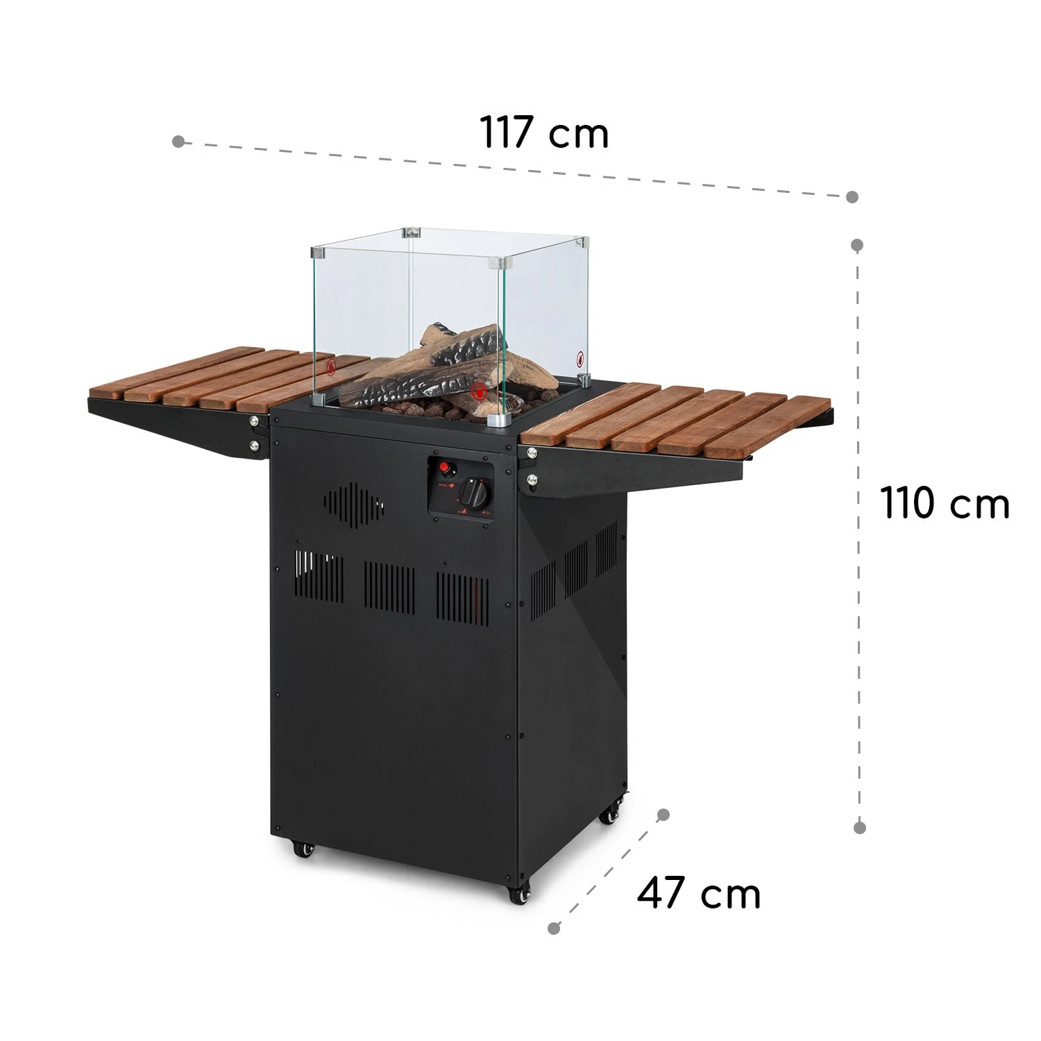 Flagranti Plus Gasheizstrahler 8kW Seitentische Edelstahl 6 10 Flagranti Plus Gasheizstrahler 8kW Seitentische Edelstahl 6 – Bild 10
