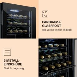 Shiraz 29 Duo Weinkühlschrank 2 Zonen 80L/29 Flaschen 5-22°C Touch -Haushaltsgeräte Geschäft 10035846 de 0004 logo