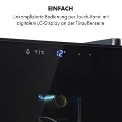 Bellevin 6 Uno Weinkühlschrank 17 Liter 11-18 °C SingleZone LED -Haushaltsgeräte Geschäft 10035858 de 0004 logo