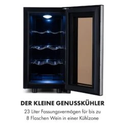 Reserva 8 Slim Uno Weinkühlschrank 8 Flaschen 23 Liter Edelstahl 11 Reserva 8 Slim Uno Weinkühlschrank 8 Flaschen 23 Liter Edelstahl -Haushaltsgeräte Geschäft 10035861 de 0003 logo