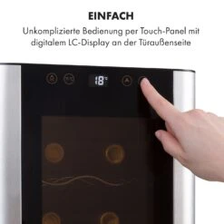 Reserva 8 Slim Uno Weinkühlschrank 8 Flaschen 23 Liter Edelstahl 12 Reserva 8 Slim Uno Weinkühlschrank 8 Flaschen 23 Liter Edelstahl -Haushaltsgeräte Geschäft 10035861 de 0004 logo