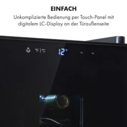 Bellevin 8 Uno Weinkühlschrank 23 Liter 11-18 °C LED Touch SingleZone -Haushaltsgeräte Geschäft 10035862 de 0004 logo