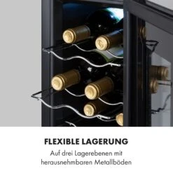 Bellevin 8 Uno Weinkühlschrank 23 Liter 11-18 °C LED Touch SingleZone -Haushaltsgeräte Geschäft 10035862 de 0007 logo