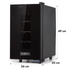 Bellevin 8 Uno Weinkühlschrank 23 Liter 11-18 °C LED Touch SingleZone -Haushaltsgeräte Geschäft 10035862 yy 0008 logo