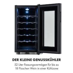 Bellevin 18 Uno Weinkühlschrank 50 Liter 11-18 °C LED Touch SingleZone -Haushaltsgeräte Geschäft 10035863 de 0003 logo