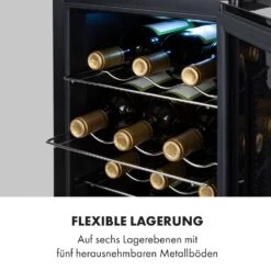 Bellevin 18 Uno Weinkühlschrank 50 Liter 11-18 °C LED Touch SingleZone -Haushaltsgeräte Geschäft 10035863 de 0007 logo