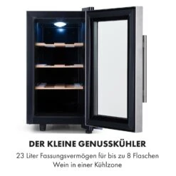Reserva 8 Uno Weinkühlschrank 23 Ltr 8 Fl 11-18 °C 26 DB Edelstahl -Haushaltsgeräte Geschäft 10035864 de 0003 logo