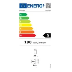 Reserva 8 Uno Weinkühlschrank 23 Ltr 8 Fl 11-18 °C 26 DB Edelstahl -Haushaltsgeräte Geschäft 10035864 energy label