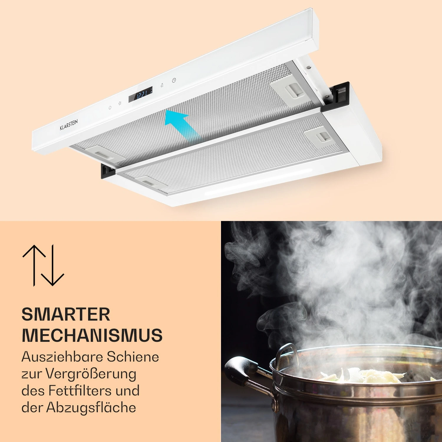 Mariana Neo 60 Flachschirmhaube 60cm 640 M³/h Abluft LED 5 Mariana Neo 60 Flachschirmhaube 60cm 640 M³/h Abluft LED – Bild 5