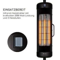 Heat Guru Turbo Heizstrahler 2000W IP54 Outdoor Für Sonnenschirm -Haushaltsgeräte Geschäft 10035937 de 0004 logo