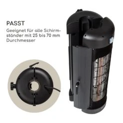 Heat Guru Turbo Heizstrahler 2000W IP54 Outdoor Für Sonnenschirm -Haushaltsgeräte Geschäft 10035937 de 0005 logo
