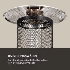 Goldflame Terrassenheizstrahler Gasheizer 11,2 KW Temperglas Mobil Edelstahl -Haushaltsgeräte Geschäft 10035960 de 0008 logo