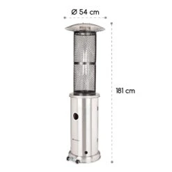 Goldflame Terrassenheizstrahler Gasheizer 11,2 KW Temperglas Mobil Edelstahl -Haushaltsgeräte Geschäft 10035960 yy 0010 logo