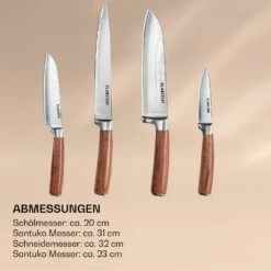 Kaito Damaszener Messerset 4-teilig Extra Scharf Griffe Aus Rosenholz -Haushaltsgeräte Geschäft 10036059 de 0006 logo