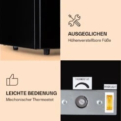 IceAge 36 Gefrierschrank 36 Liter EEK E 2 Etagen Thermostat Glasfront -Haushaltsgeräte Geschäft 10036065 de 0005 logo