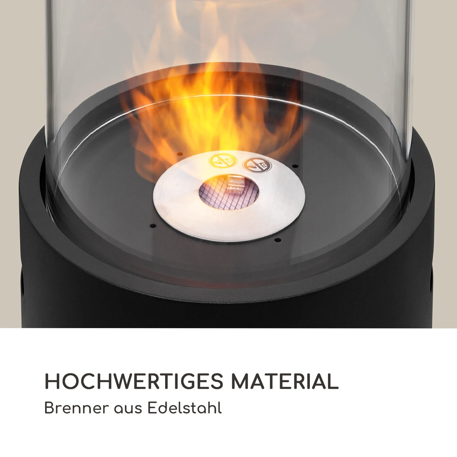 Fiamme Tamburo Ethanol-Kamin Edelstahl-Brenner 0,8Ltr 4-5 H Brenndauer 3 Fiamme Tamburo Ethanol-Kamin Edelstahl-Brenner 0,8Ltr 4-5 H Brenndauer – Bild 3