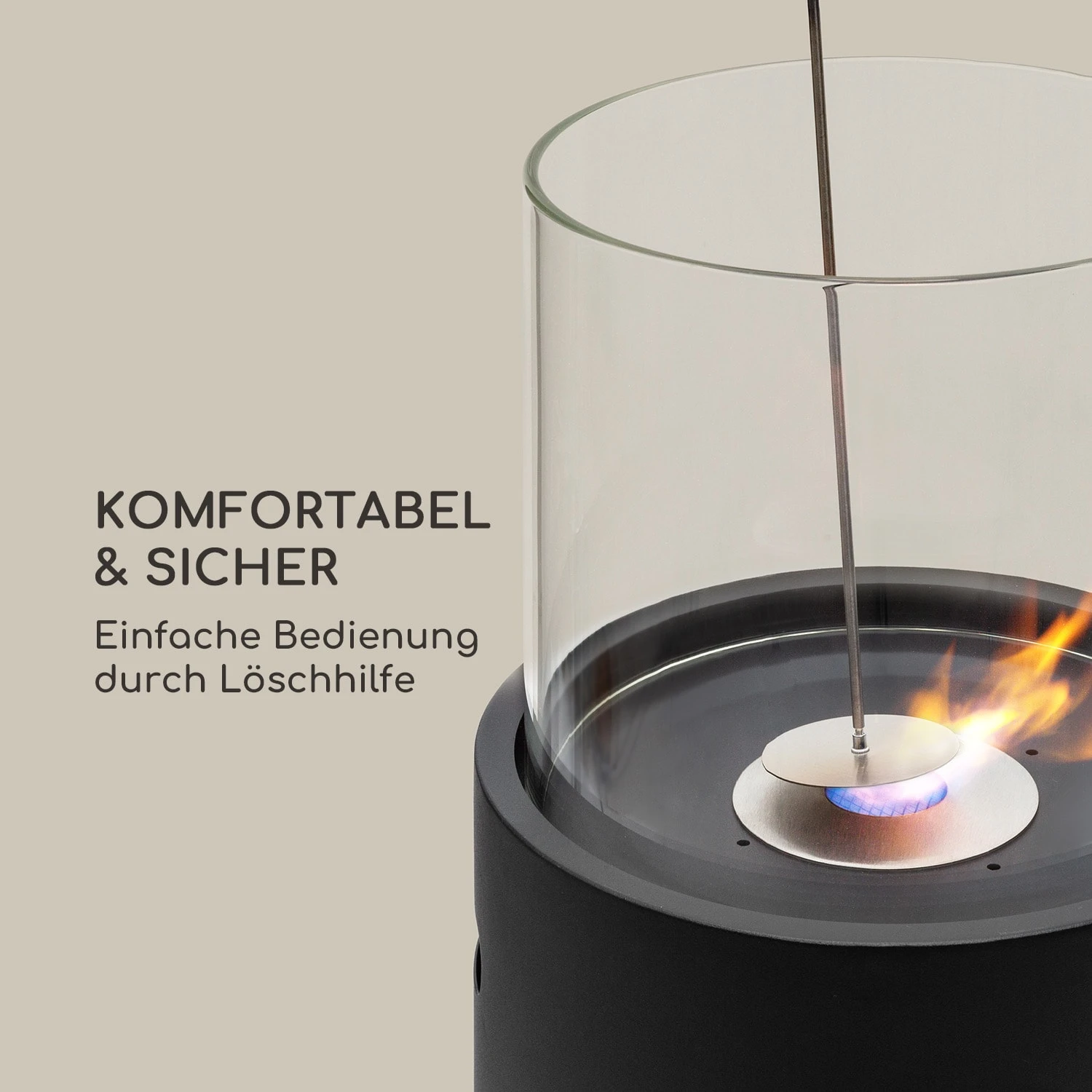 Fiamme Tamburo Ethanol-Kamin Edelstahl-Brenner 0,8Ltr 4-5 H Brenndauer 10 Fiamme Tamburo Ethanol-Kamin Edelstahl-Brenner 0,8Ltr 4-5 H Brenndauer – Bild 10