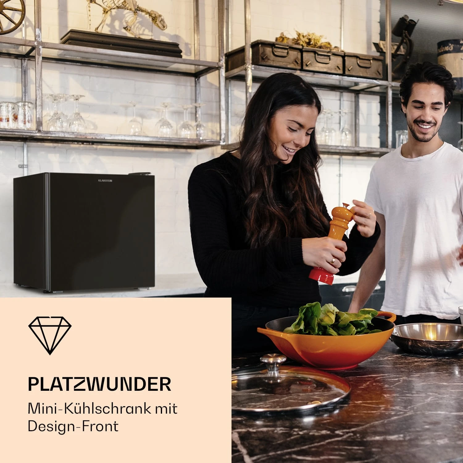 Luminance Frost Mini-Kühlschrank 45l EEK F Gefrierfach 1,5l Glastür 2 Luminance Frost Mini-Kühlschrank 45l EEK F Gefrierfach 1,5l Glastür – Bild 2