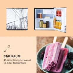 CoolArt 45L Mini-Kühlschrank EEK F Gefrierfach 1,5l Designtür 9 CoolArt 45L Mini-Kühlschrank EEK F Gefrierfach 1,5l Designtür -Haushaltsgeräte Geschäft 10036183 de 0003 logo