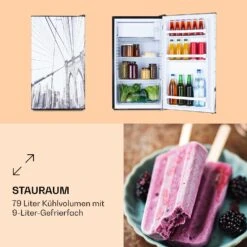 CoolArt 79L Kühl-Gefrier-Kombination EEK F Gefrierfach 9l Designtür 9 CoolArt 79L Kühl-Gefrier-Kombination EEK F Gefrierfach 9l Designtür -Haushaltsgeräte Geschäft 10036184 de 0003 logo