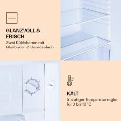 CoolArt 79L Kühl-Gefrier-Kombination EEK F Gefrierfach 9l Designtür 11 CoolArt 79L Kühl-Gefrier-Kombination EEK F Gefrierfach 9l Designtür -Haushaltsgeräte Geschäft 10036184 de 0005 logo