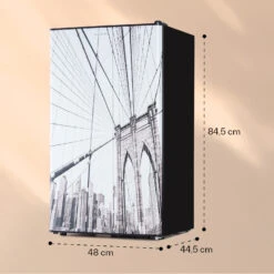 CoolArt 79L Kühl-Gefrier-Kombination EEK F Gefrierfach 9l Designtür 12 CoolArt 79L Kühl-Gefrier-Kombination EEK F Gefrierfach 9l Designtür -Haushaltsgeräte Geschäft 10036184 yy 0006 logo