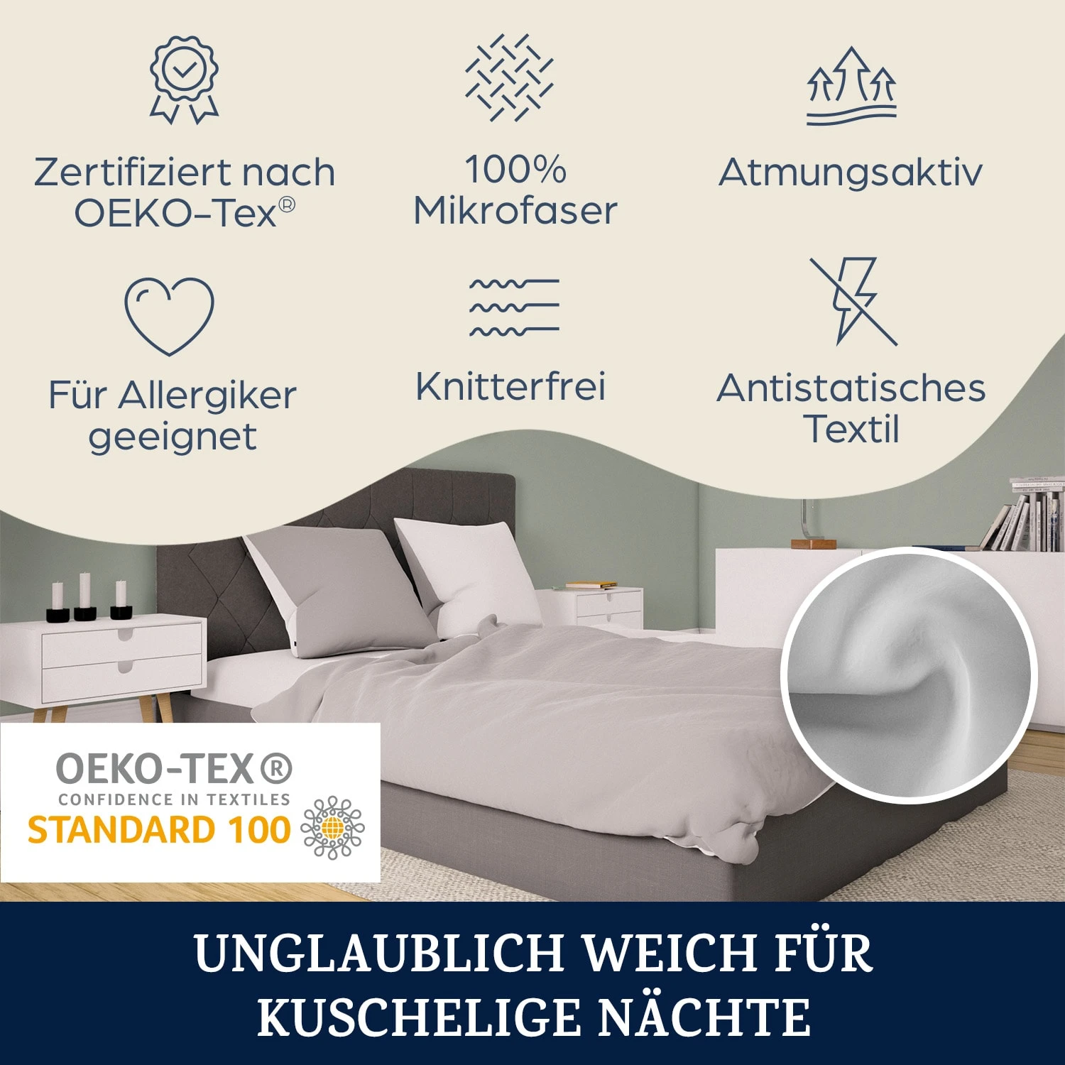 Soft Wonder-Edition Bettwäsche 135x200 Cm 2 Soft Wonder-Edition Bettwäsche 135x200 Cm – Bild 2