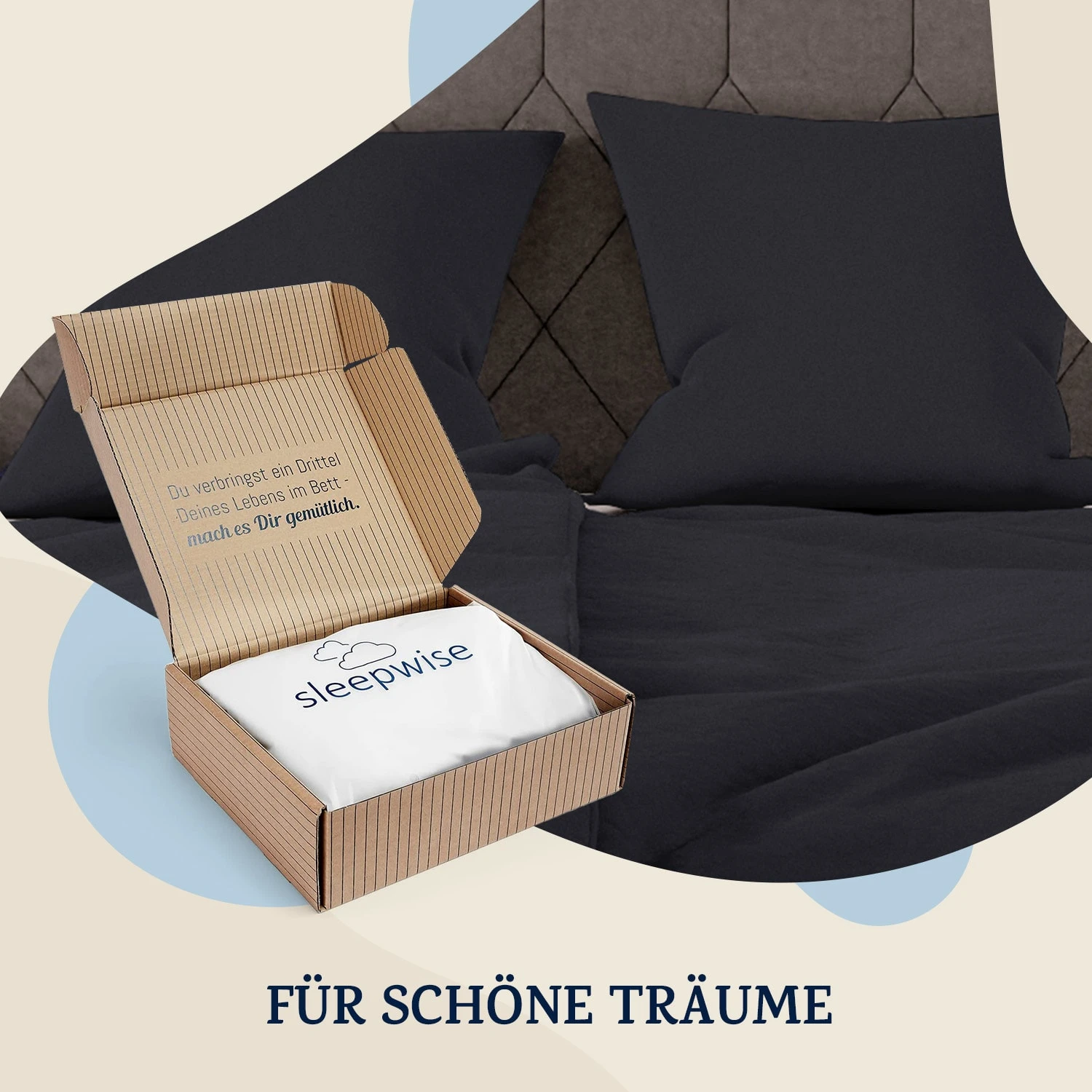 Traumwolle Biber-Bettwäsche 155x220 Cm 5 Traumwolle Biber-Bettwäsche 155x220 Cm – Bild 5