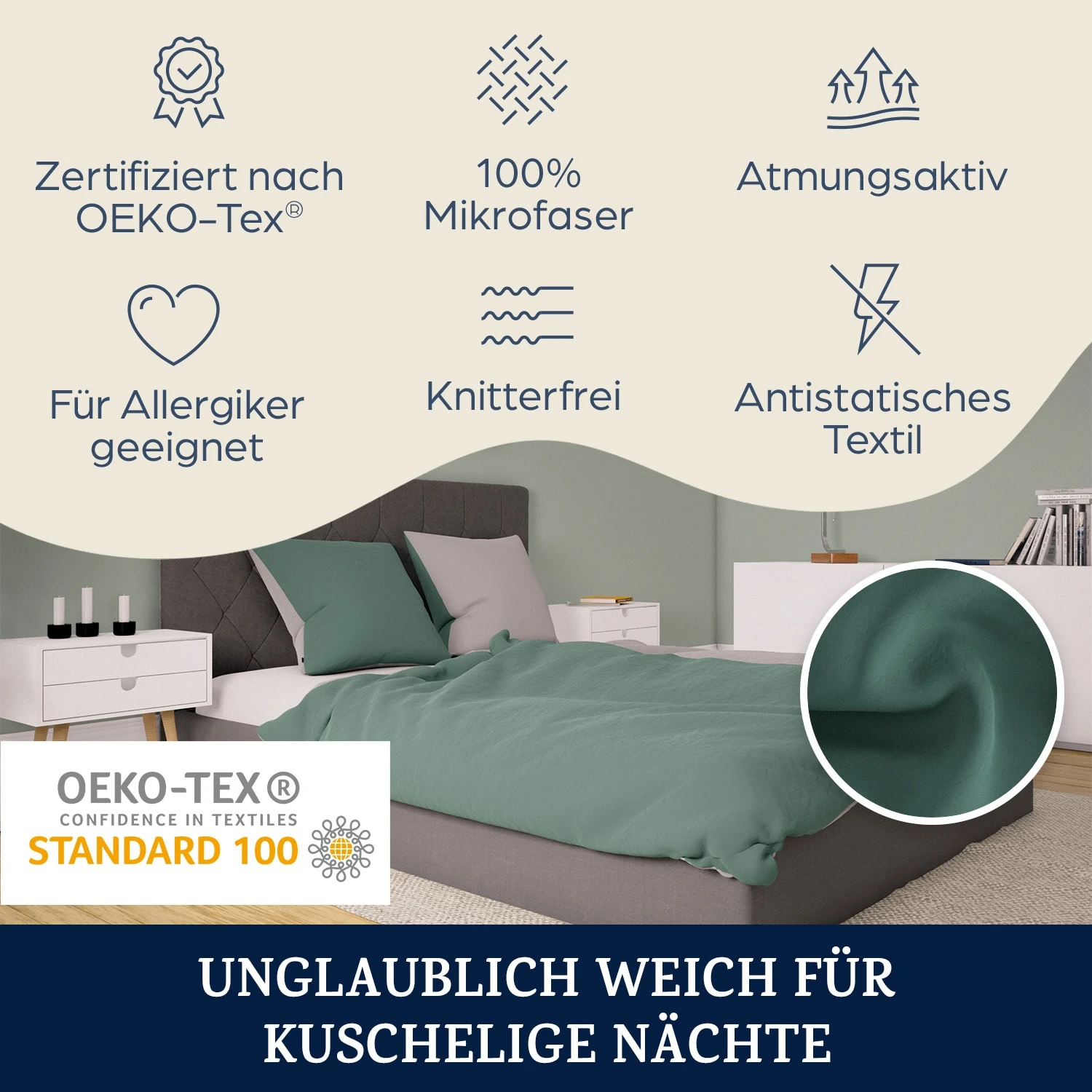 Soft Wonder-Edition Bettwäsche 200x200 Cm 2 Soft Wonder-Edition Bettwäsche 200x200 Cm – Bild 2