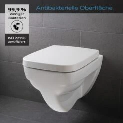 Lamera Toilettendeckel Eckige Form Absenkautomatik Antibakteriell -Haushaltsgeräte Geschäft 10036245 de 0003 logo